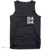 Da Da Dad Pocket Logo Fathers Day Tank Top thumb 0