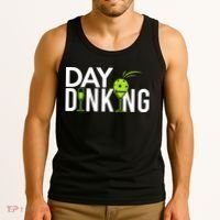 Day Dinking Drinking Pickleball Tank Top thumb 3