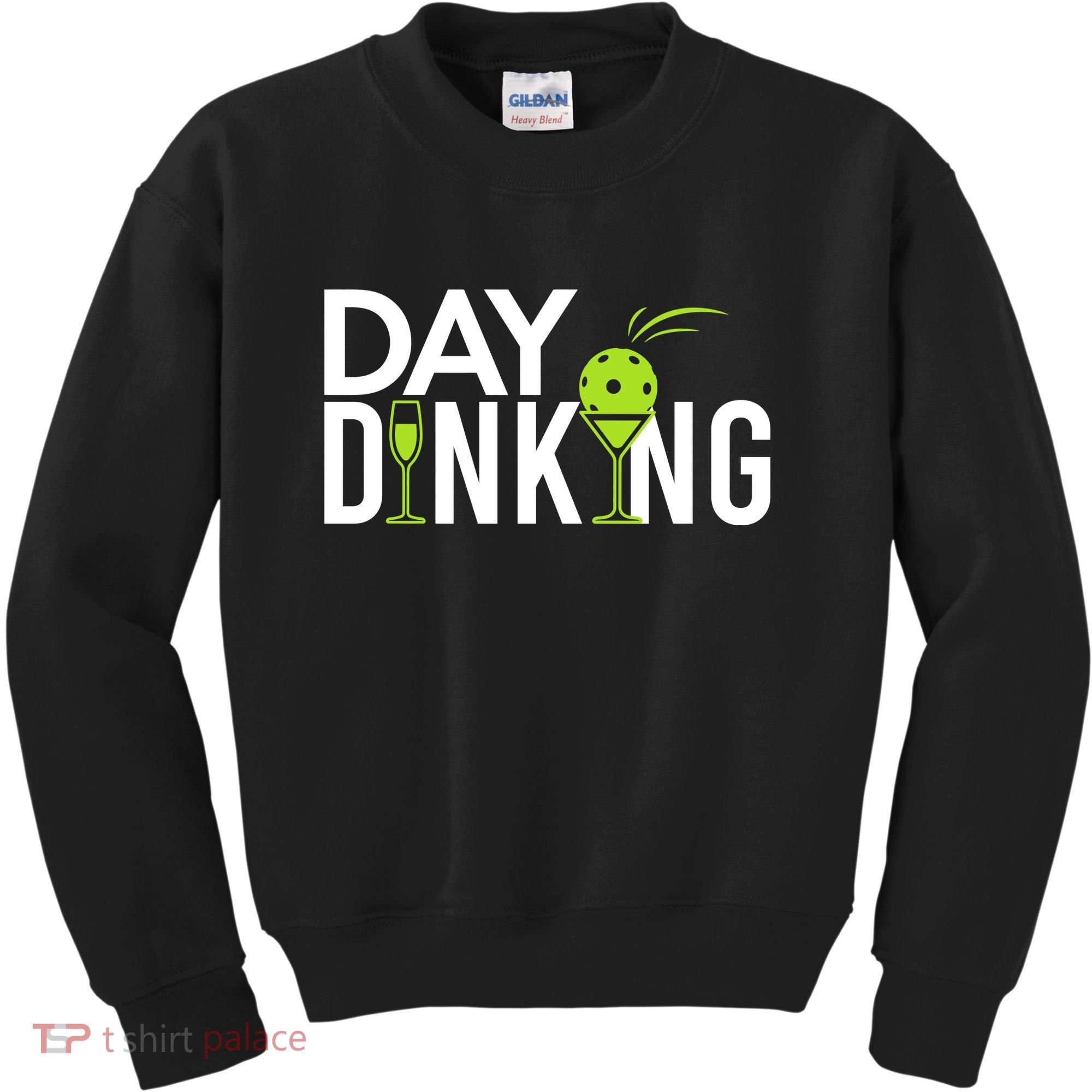 Day Dinking Drinking Pickleball Kids Sweatshirt