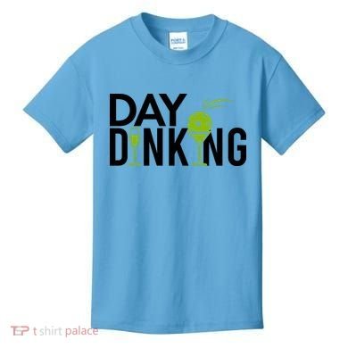 Day Dinking Drinking Pickleball Kids T-Shirt