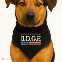 Doge Doge Department Of Government Efficiency USA-Made Doggie Bandana thumb 1