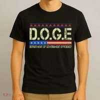 Doge Doge Department Of Government Efficiency T-Shirt thumb 3