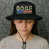 Doge Doge Department Of Government Efficiency Bucket Hat thumb 3