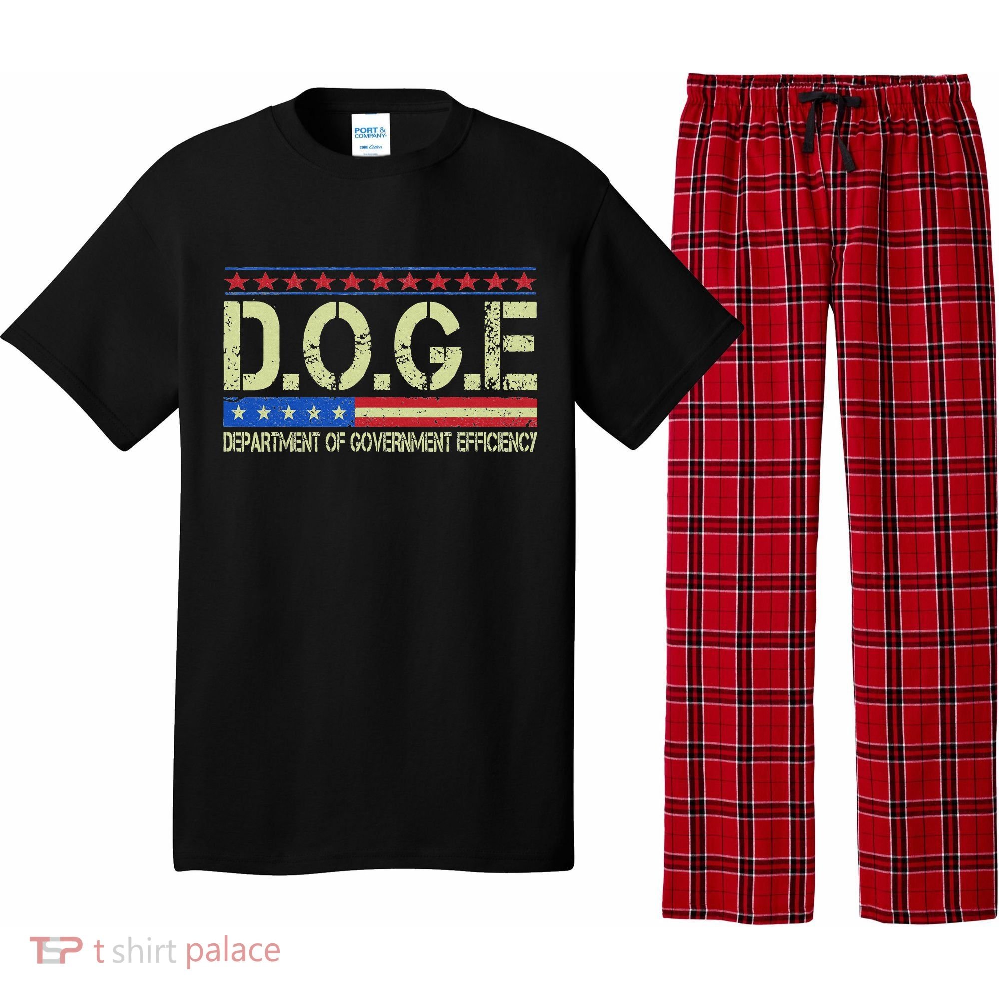 Doge Doge Department Of Government Efficiency Pajama Set