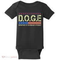 Doge Doge Department Of Government Efficiency Baby Bodysuit thumb 0