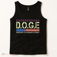 Doge Doge Department Of Government Efficiency Tank Top thumb 2