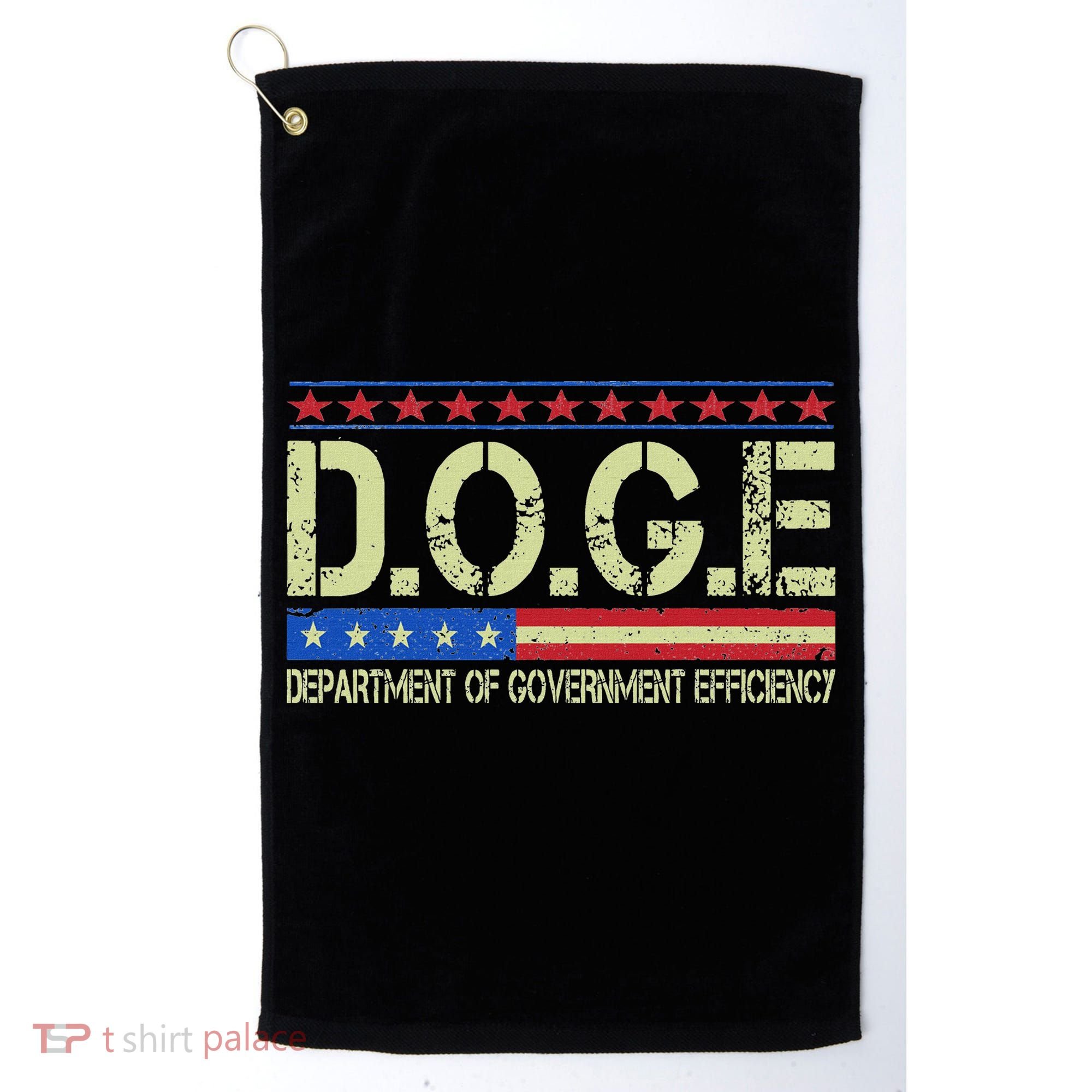 Doge Doge Department Of Government Efficiency Golf Towel