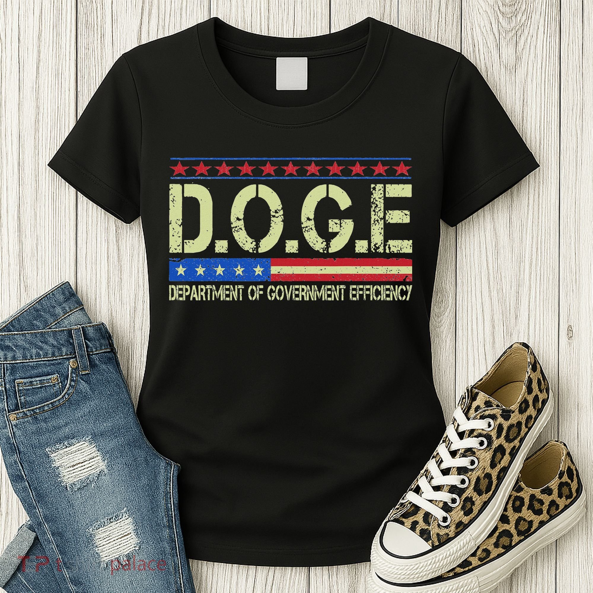 Doge Doge Department Of Government Efficiency Women's T-Shirt