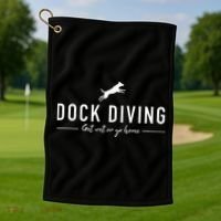 Dock Diving Dock Jumping Dog Sports Golf Towel thumb 1