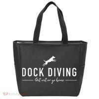 Dock Diving Dock Jumping Dog Sports Tote Bag thumb 0