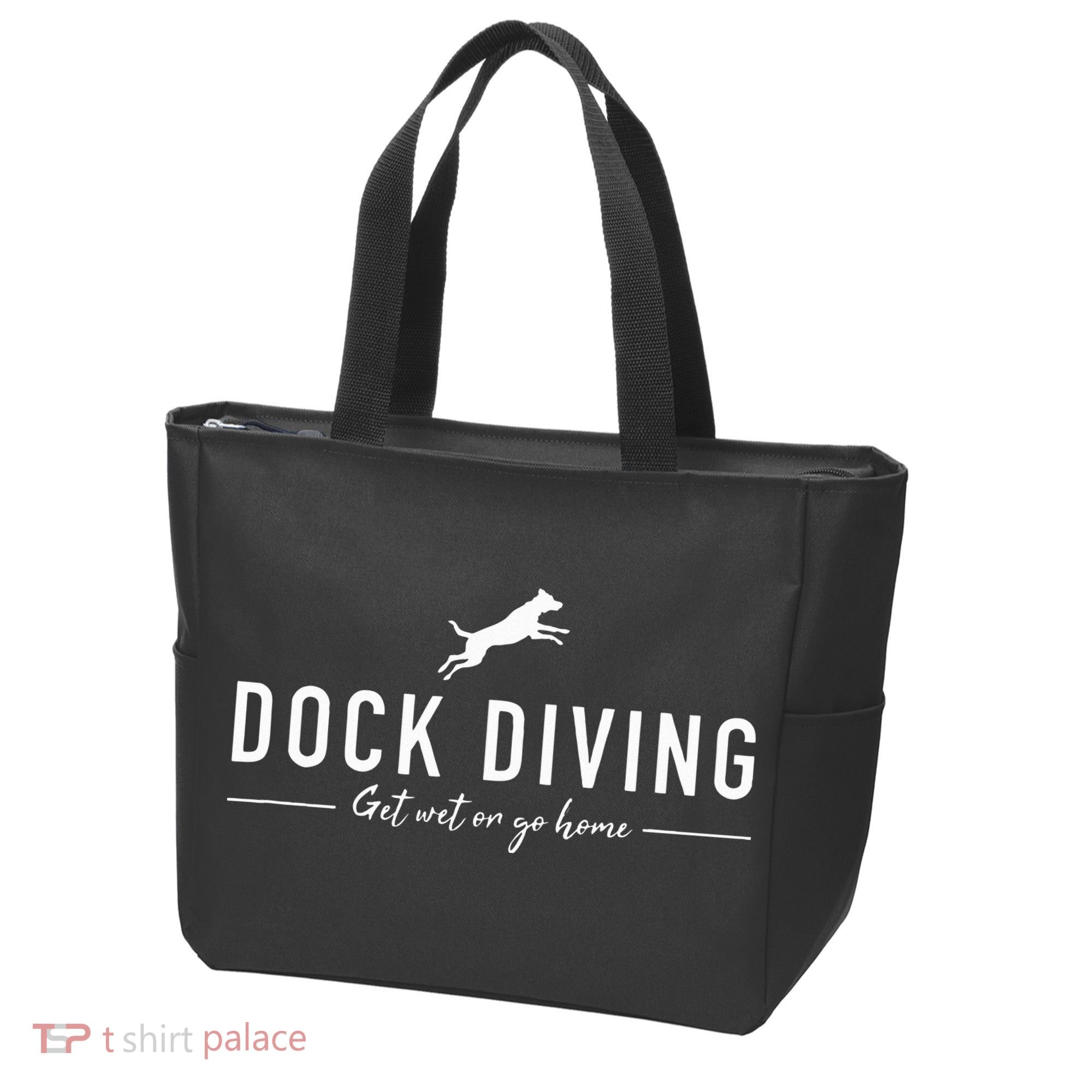 Dock Diving Dock Jumping Dog Sports Tote Bag