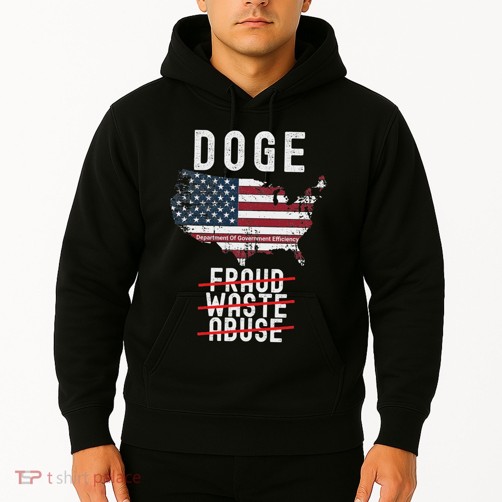 Doge D.O.G.E. Department Of Government Efficiency Hoodie