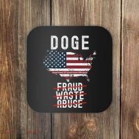 Doge D.O.G.E. Department Of Government Efficiency Coaster thumb 0