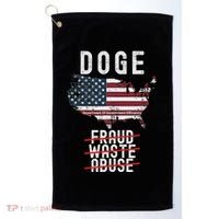 Doge D.O.G.E. Department Of Government Efficiency Golf Towel thumb 0