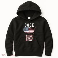 Doge D.O.G.E. Department Of Government Efficiency Kids Hoodie thumb 0