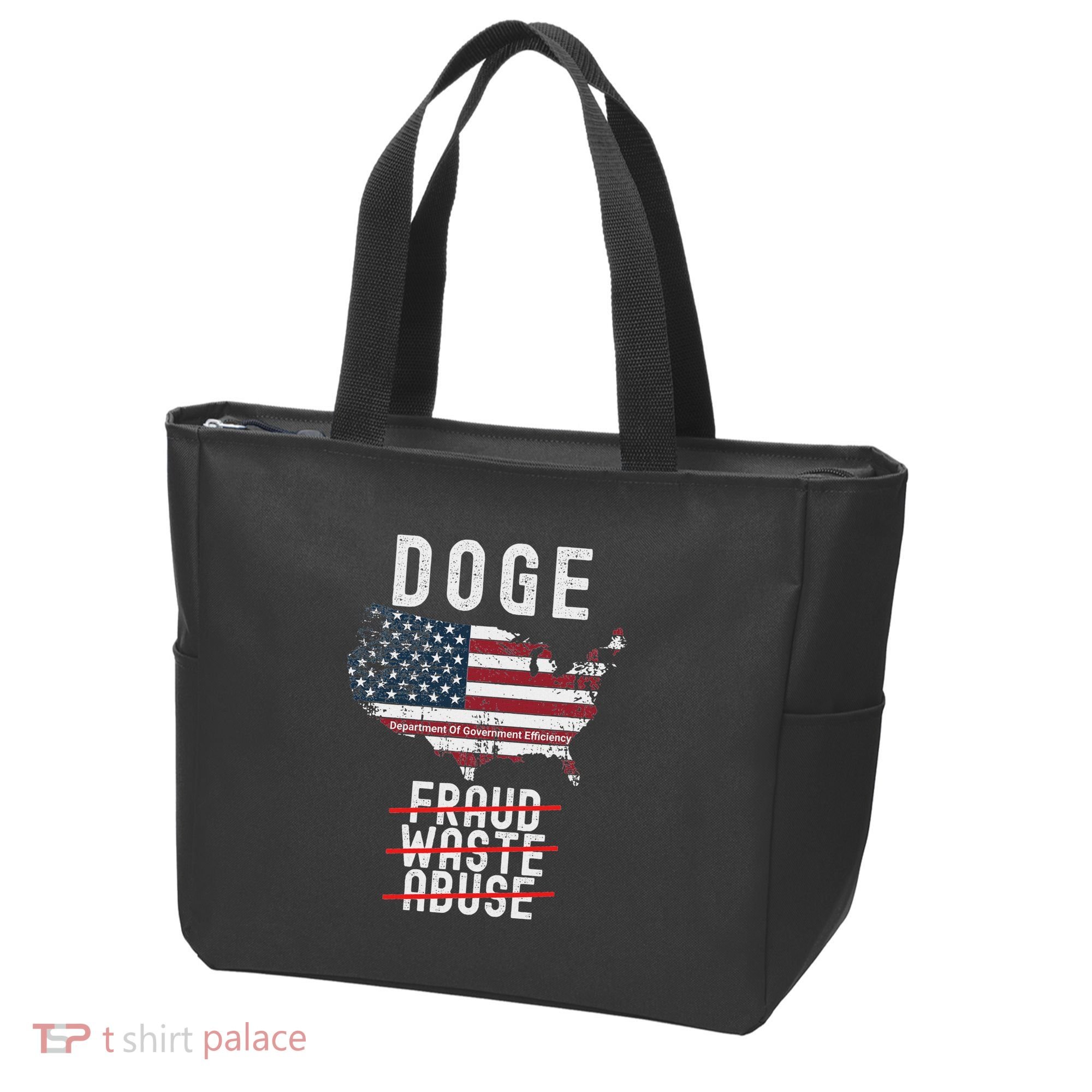 Doge D.O.G.E. Department Of Government Efficiency Tote Bag
