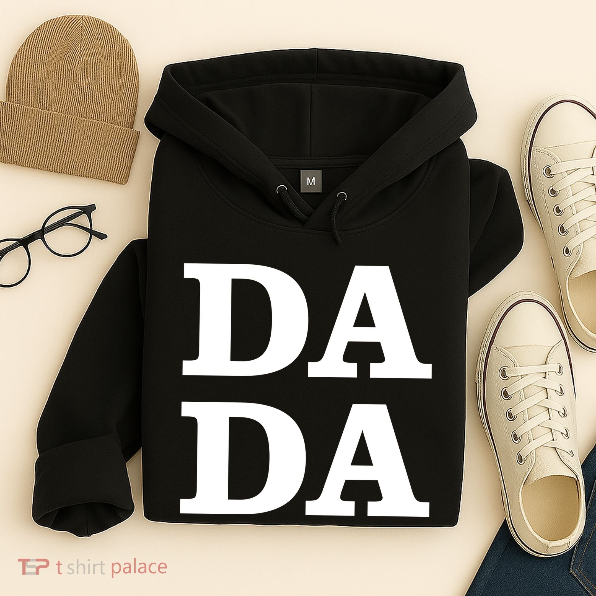 Da Da Dad Funny Fathers Day Hoodie