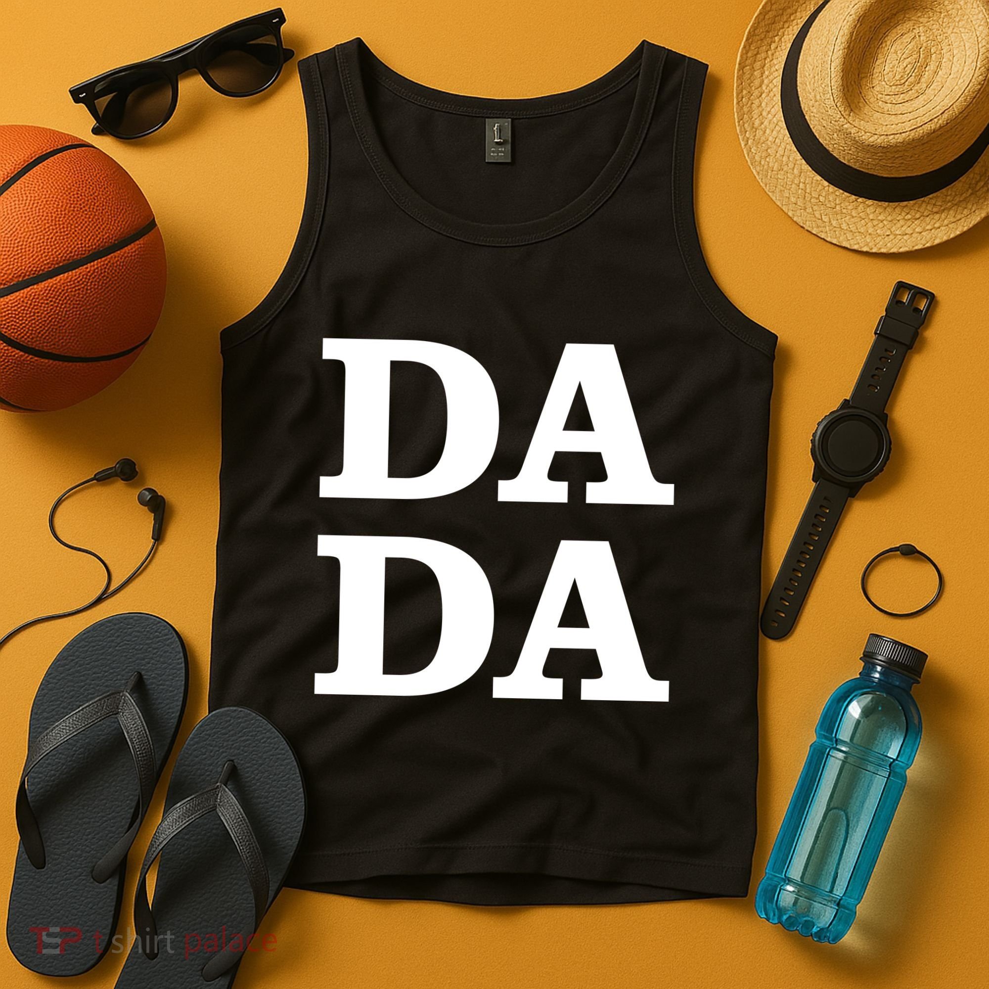 Da Da Dad Funny Fathers Day Tank Top