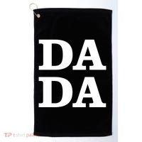 Da Da Dad Funny Fathers Day Golf Towel thumb 0