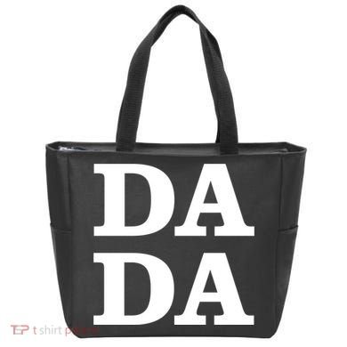 Da Da Dad Funny Fathers Day Tote Bag