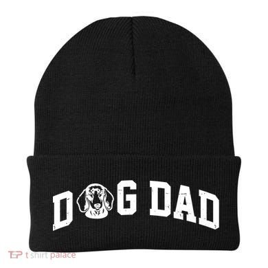 Dog Dad Dachshund Gift For Dad Beanie