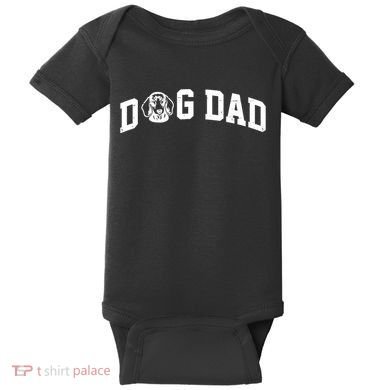 Dog Dad Dachshund Gift For Dad Baby Bodysuit