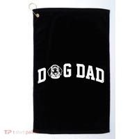 Dog Dad Dachshund Gift For Dad Golf Towel thumb 0