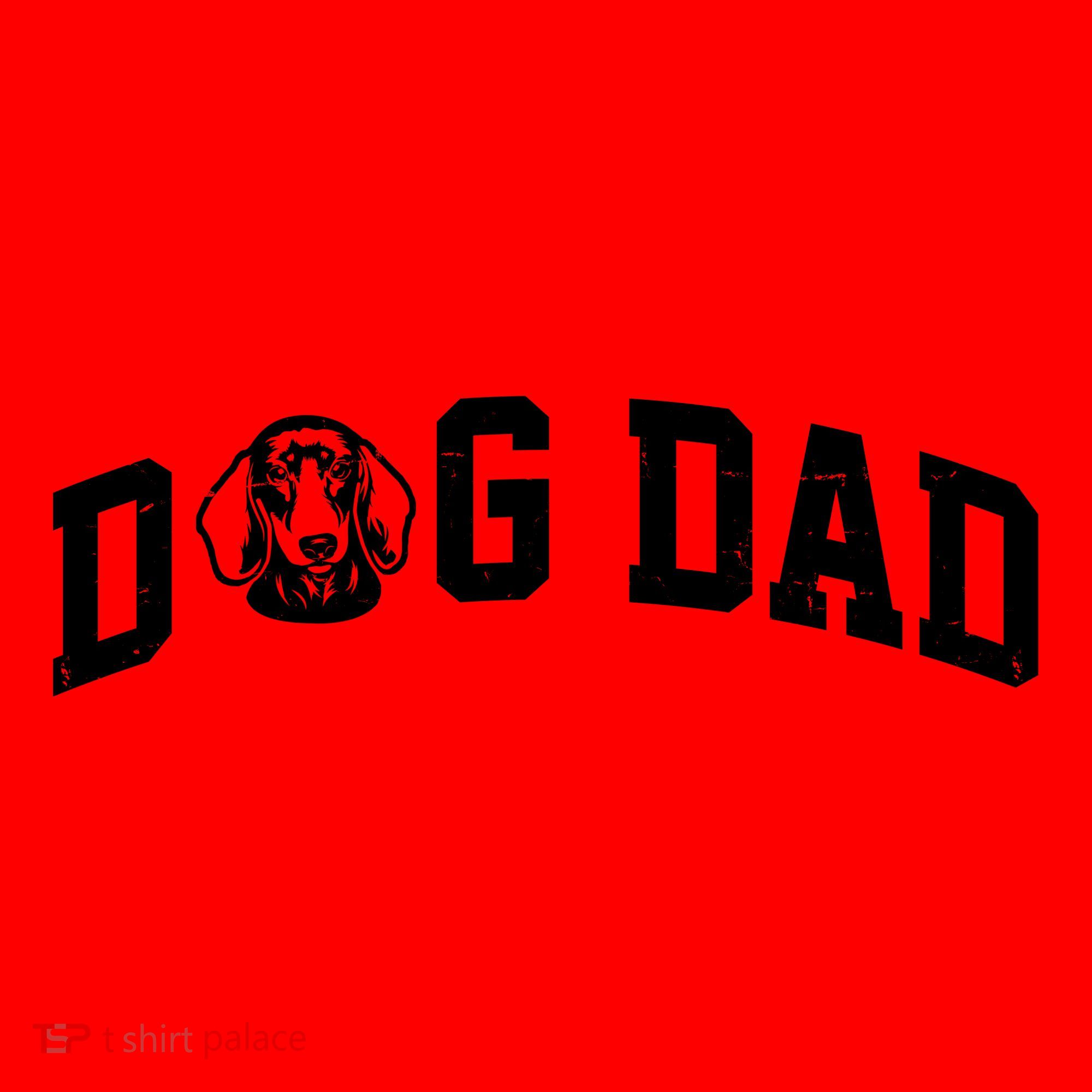 Dog Dad Dachshund Gift For Dad Santa Hat