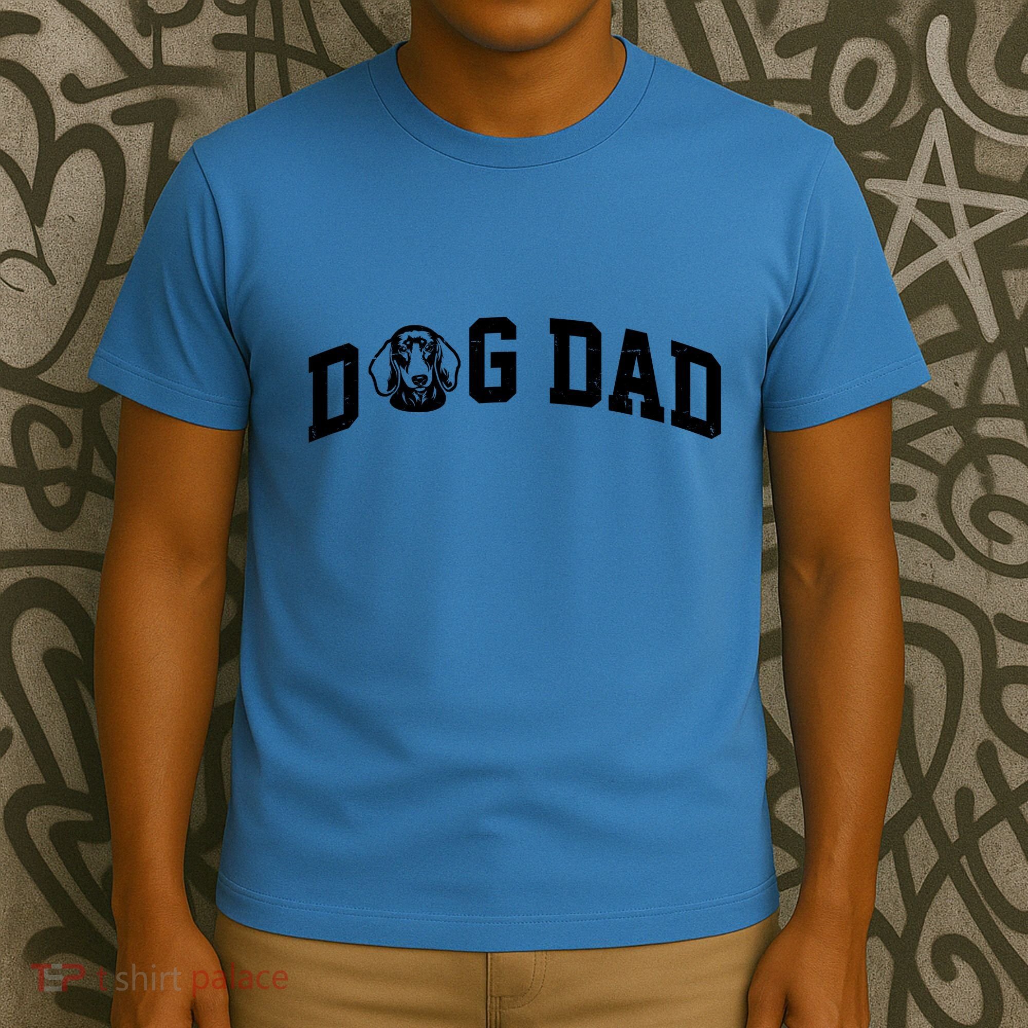 Dog Dad Dachshund Gift For Dad T-Shirt