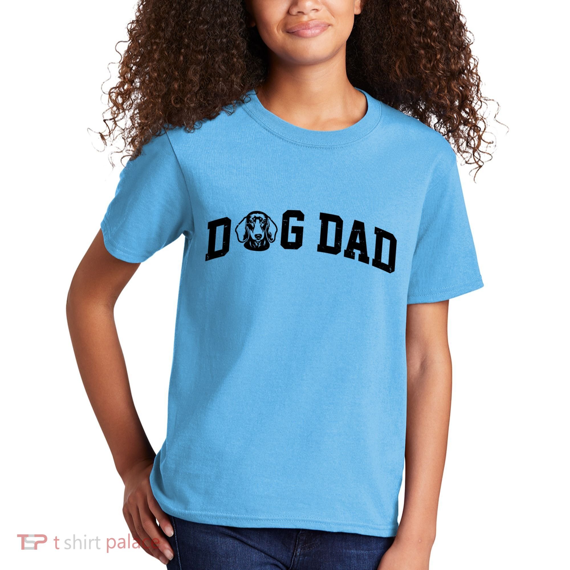 Dog Dad Dachshund Gift For Dad Kids T-Shirt