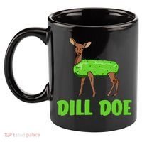 Dill Doe 11oz C Handle Ceramic Mug thumb 2