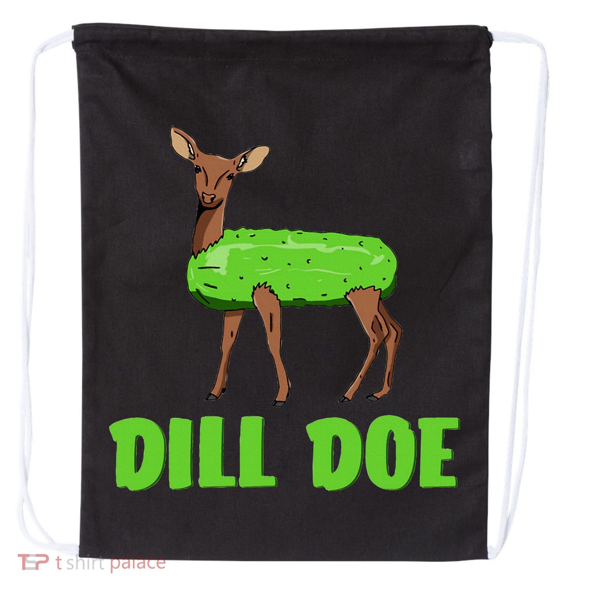 Dill Doe Drawstring Bag
