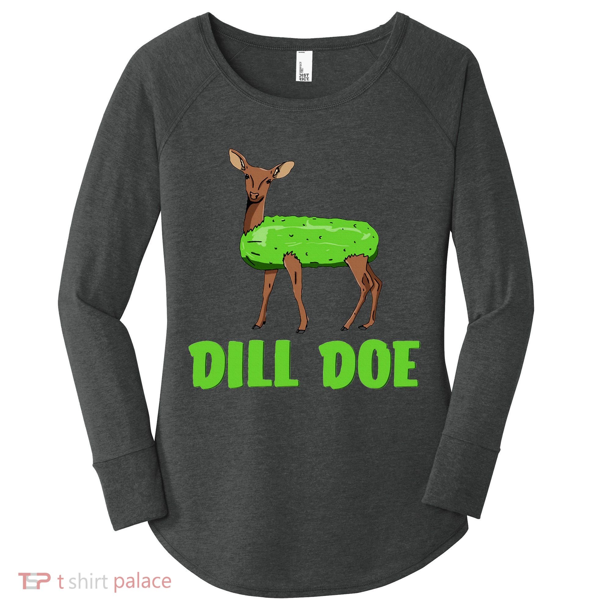 Dill Doe Women's Perfect Tri Tunic Long Sleeve Shirt