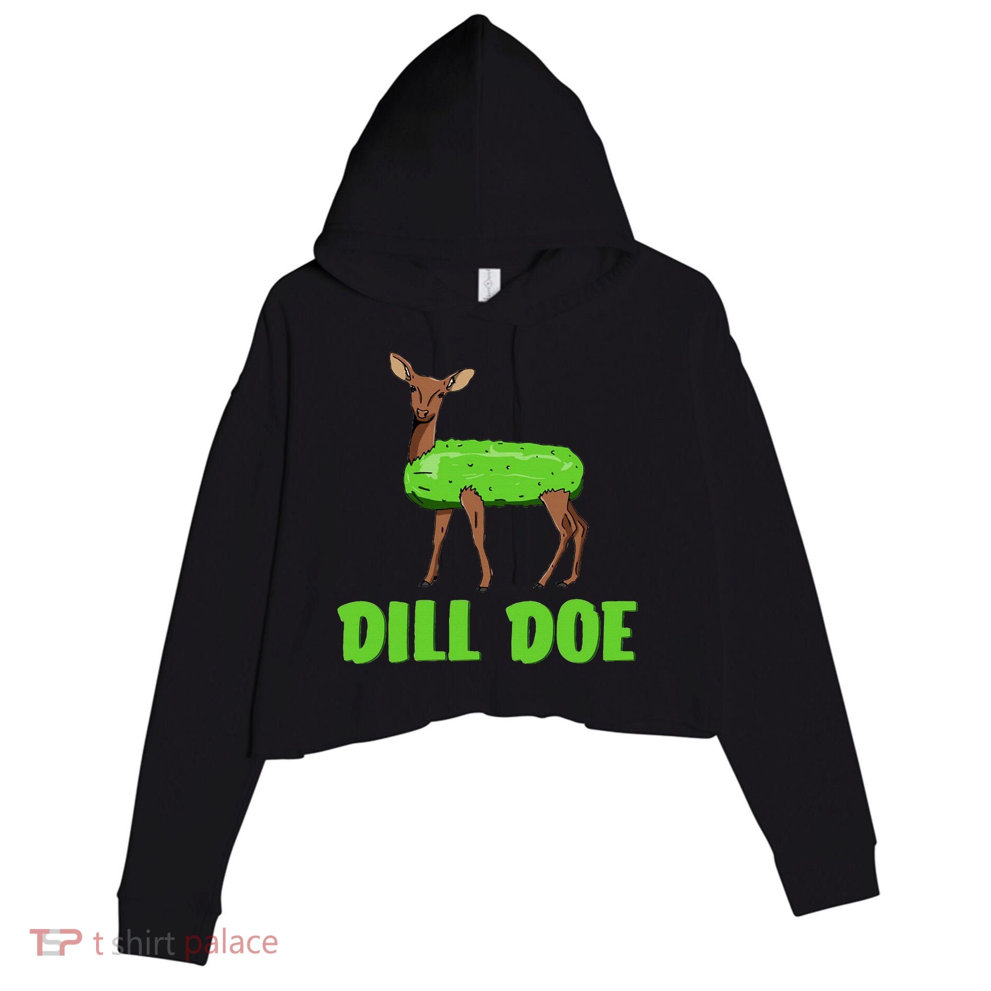 Dill Doe Crop Fleece Hoodie