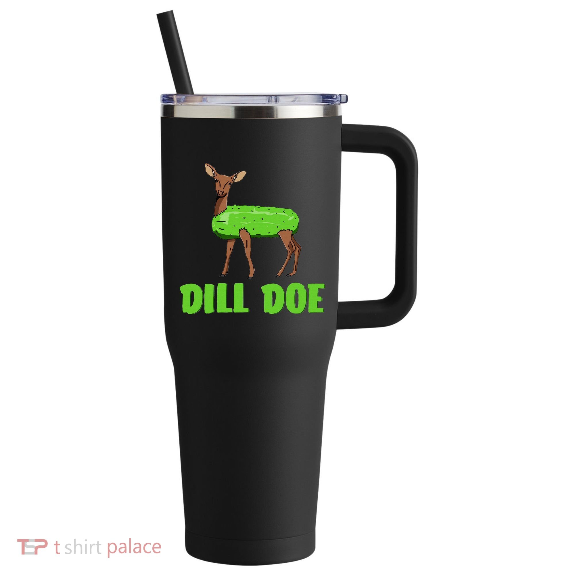 Dill Doe 40oz Vacuum Insulated Stainless Steel Travel Tumbler