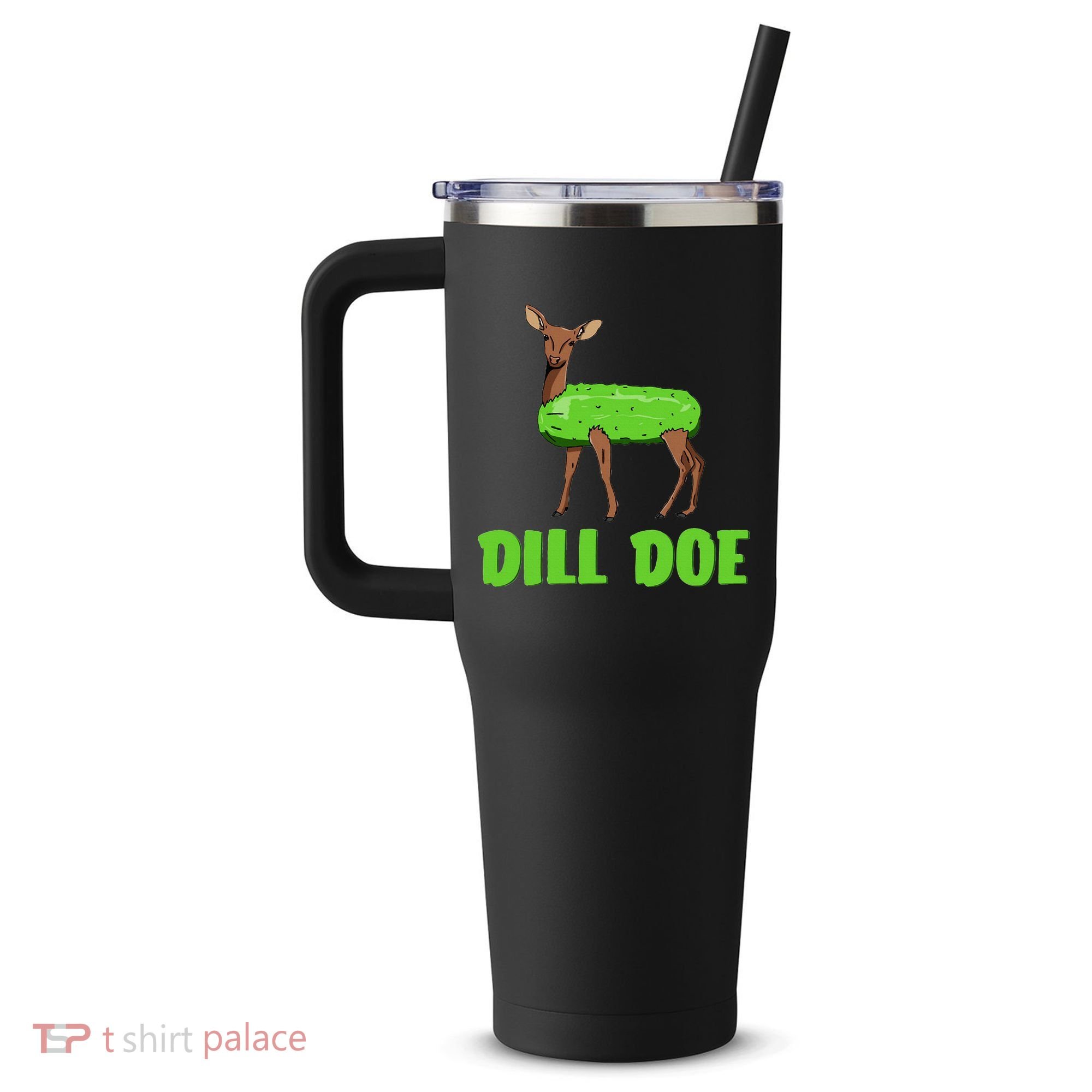 Dill Doe 40oz Vacuum Insulated Stainless Steel Travel Tumbler