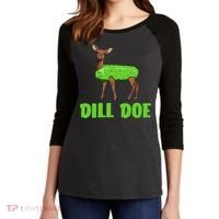 Dill Doe Women's Tri-Blend 3/4-Sleeve Raglan Shirt thumb 2