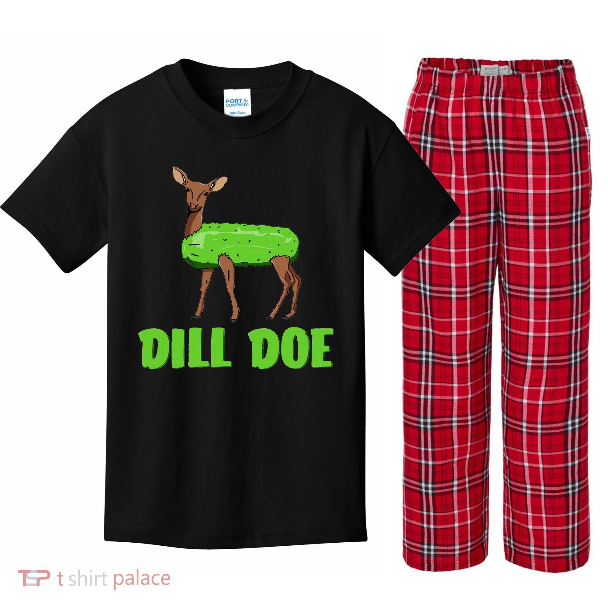 Dill Doe Kids Plaid Pajama Set