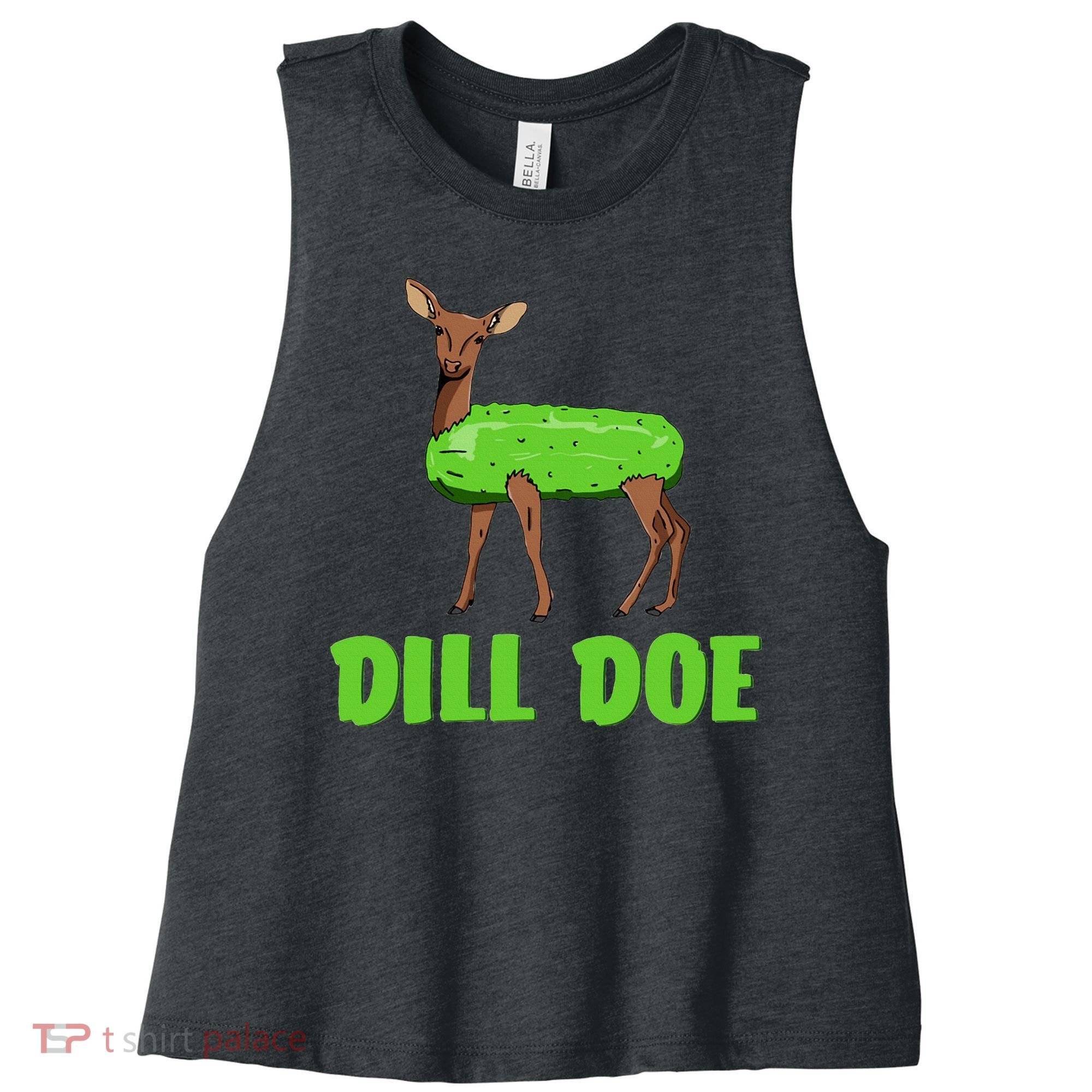 Dill Doe Women's Racerback Cropped Tank