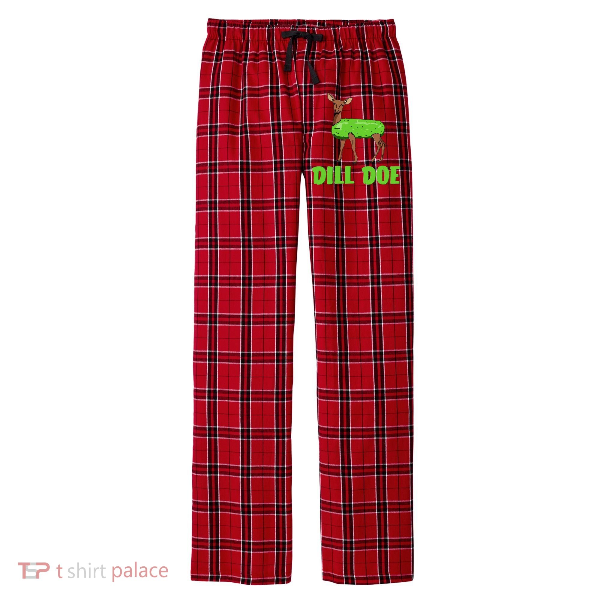 Dill Doe Men's Flannel Plaid Pajama Pants