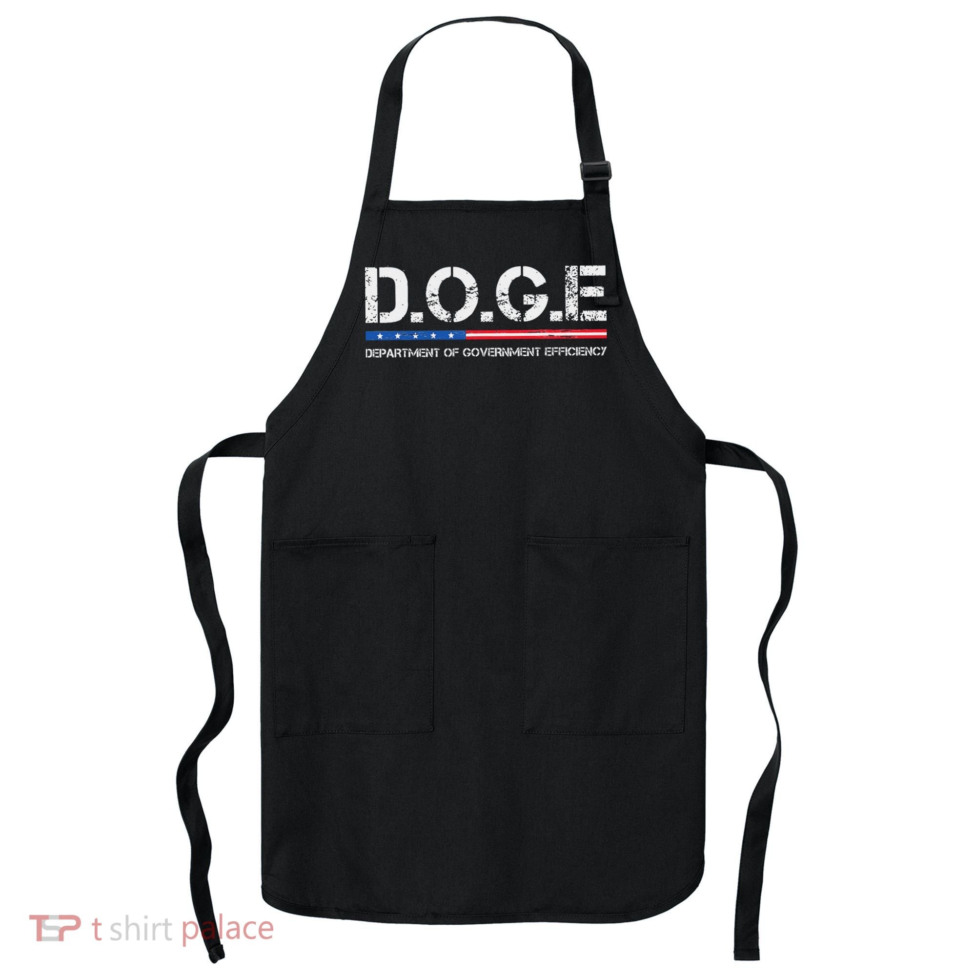 Doge D.O.G.E. Department Of Government Efficiency Gift Apron
