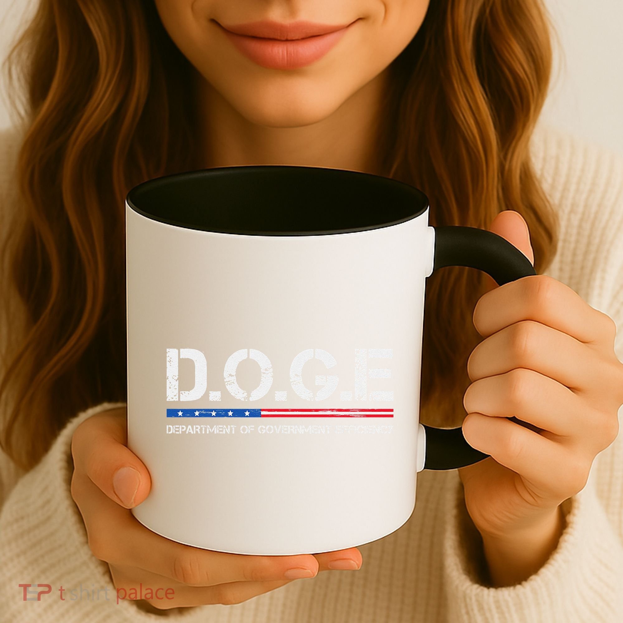 Doge D.O.G.E. Department Of Government Efficiency Gift Coffee Mug