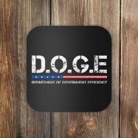 Doge D.O.G.E. Department Of Government Efficiency Gift Coaster thumb 0