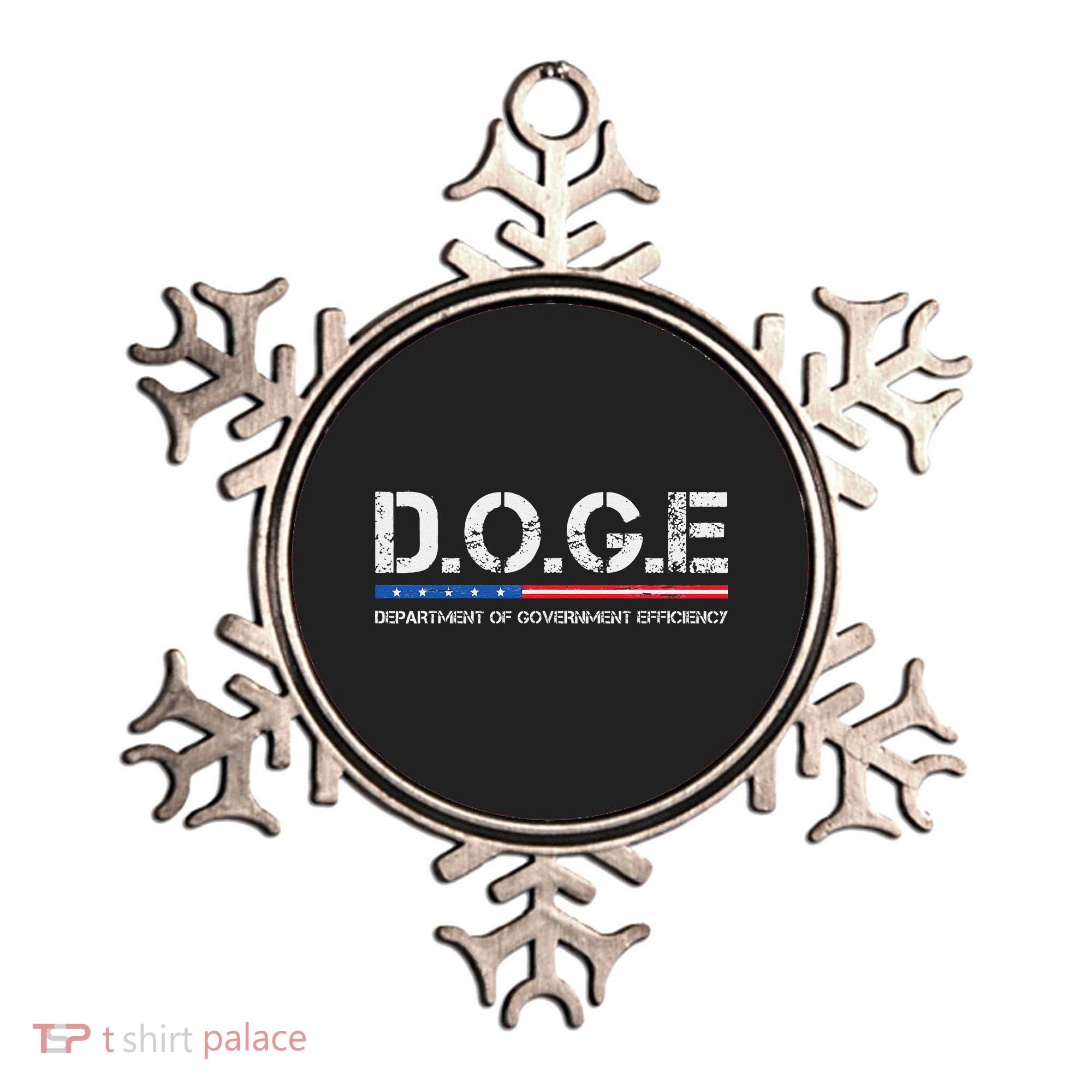 Doge D.O.G.E. Department Of Government Efficiency Gift Ornament
