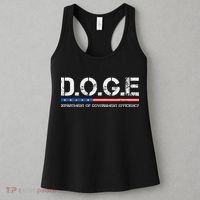 Doge D.O.G.E. Department Of Government Efficiency Gift Women's Tank Top thumb 3