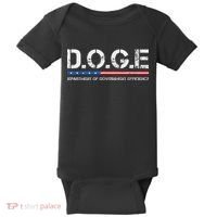 Doge D.O.G.E. Department Of Government Efficiency Gift Baby Bodysuit thumb 0