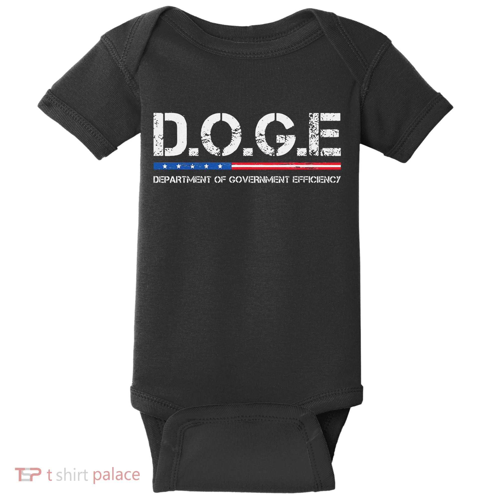 Doge D.O.G.E. Department Of Government Efficiency Gift Baby Bodysuit