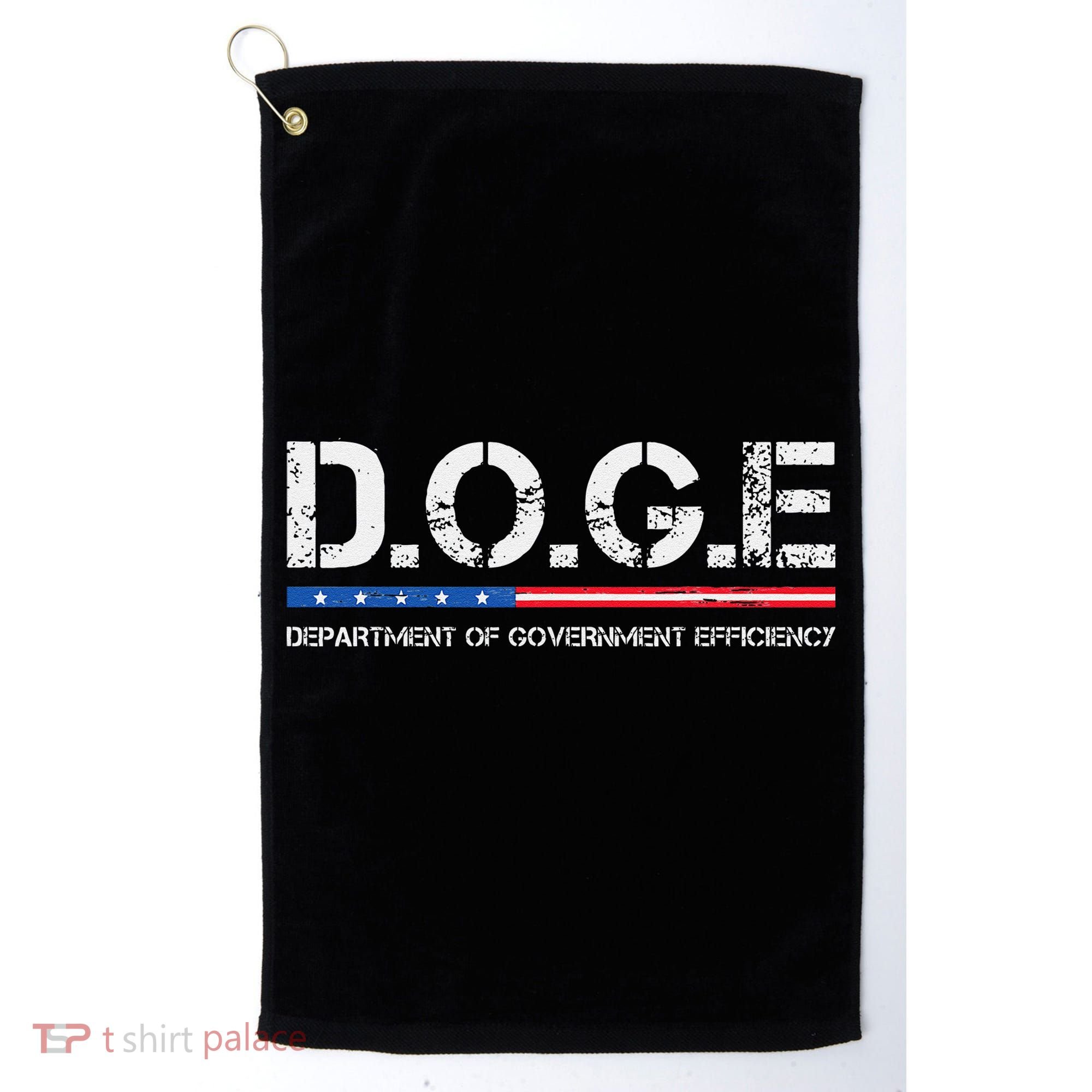 Doge D.O.G.E. Department Of Government Efficiency Gift Golf Towel