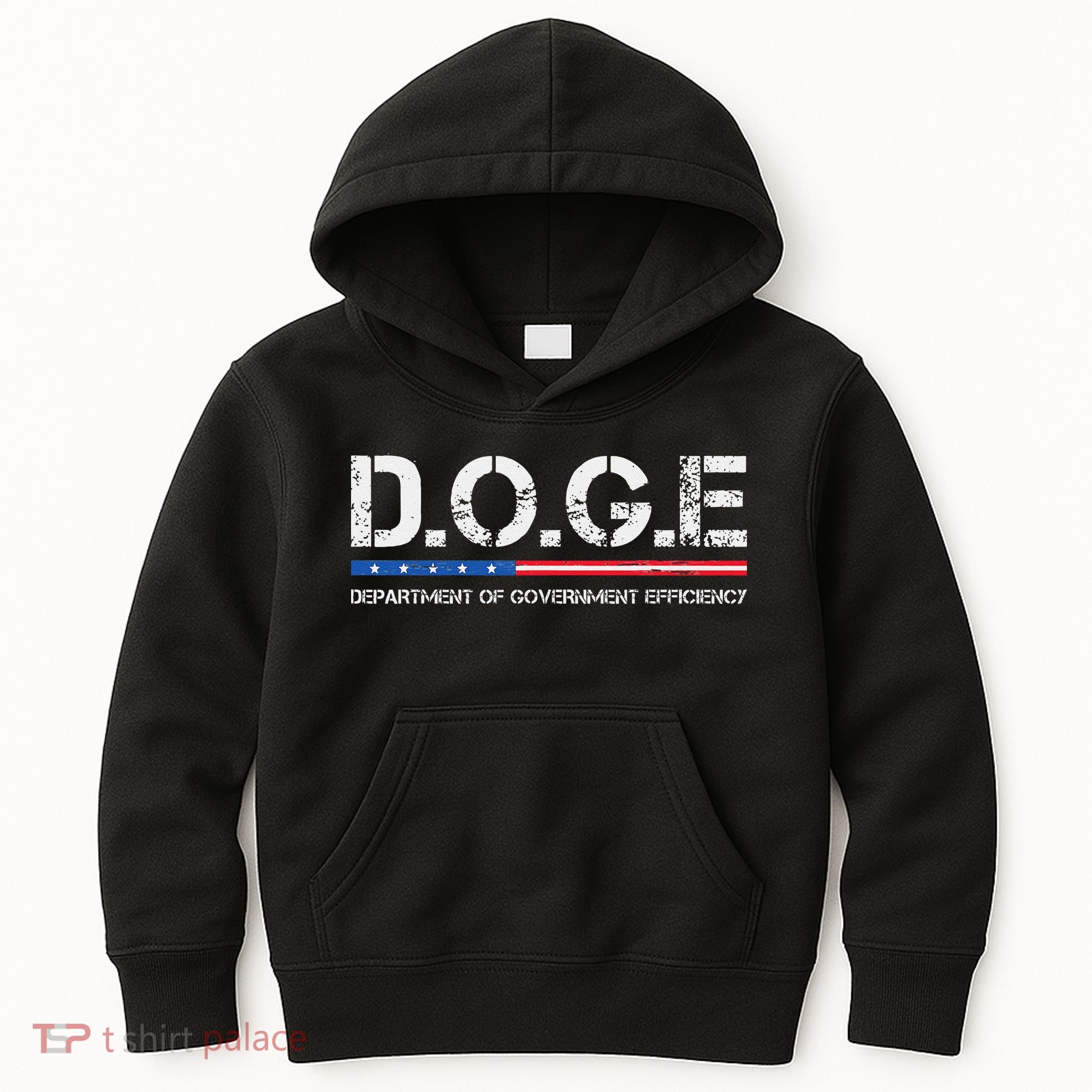 Doge D.O.G.E. Department Of Government Efficiency Gift Kids Hoodie