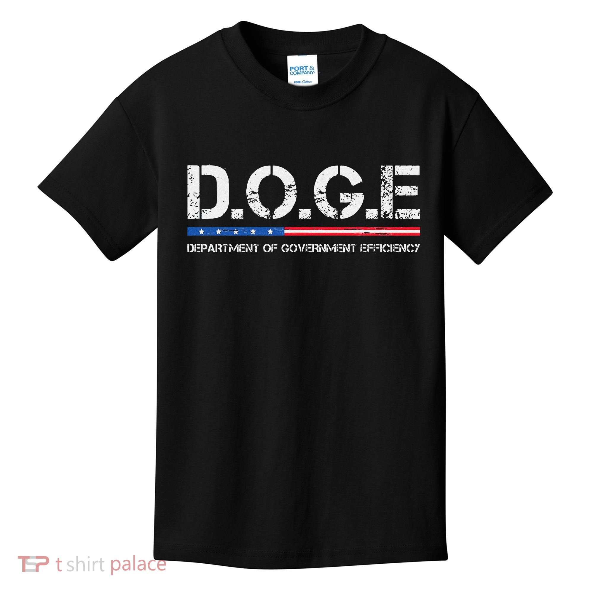 Doge D.O.G.E. Department Of Government Efficiency Gift Kids T-Shirt